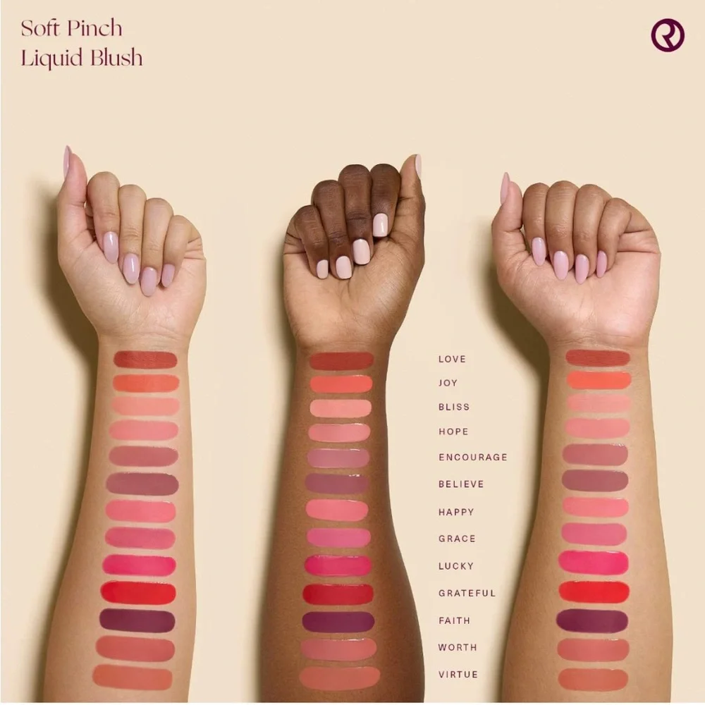 4/$30 Bundle Rare Beauty💄Soft Pinch Dewy Liquid Blush Hope Nude Mauve NIB